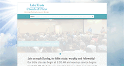 Desktop Screenshot of laketravis-churchofchrist.org